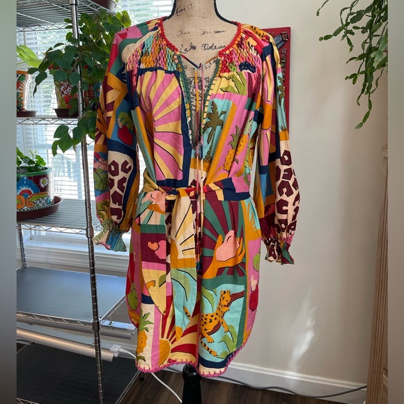 Farm Rio tunic dress beach coverup size S - Picture 1 of 11